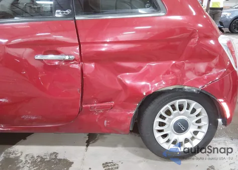 2012 Fiat 500 Lounge z USA, uszkodzony, nr VIN 3C3CFFCR7CT106580